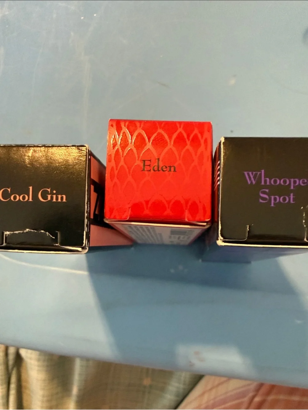 Lipstick Queen Trio — Purple, Red, Peach Shades